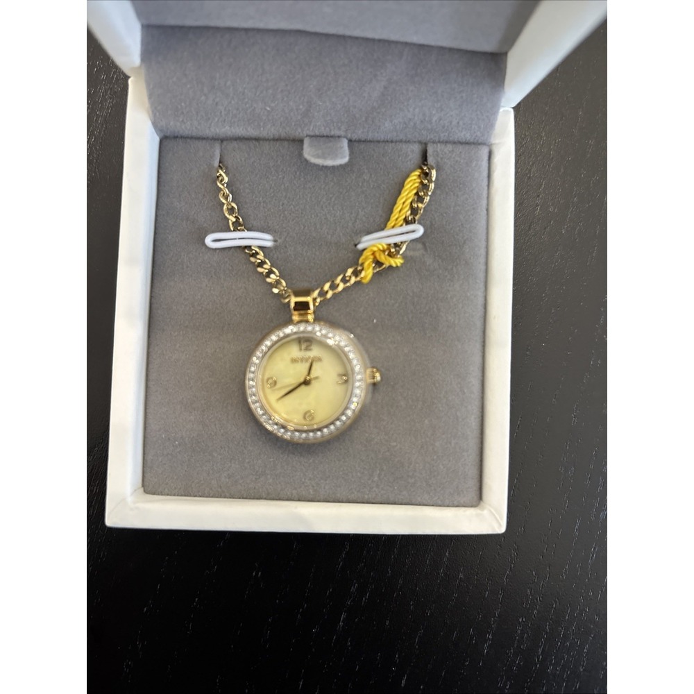 Invicta Women's 49932 Mini Quartz Mother of Pearl Dial Necklace Watch